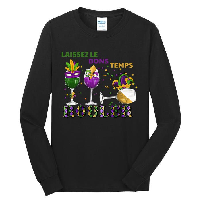 Funny Laissez Les Bons Temps Rouler Mardi Gras Tall Long Sleeve T-Shirt