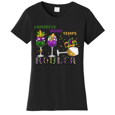 Funny Laissez Les Bons Temps Rouler Mardi Gras Women's T-Shirt