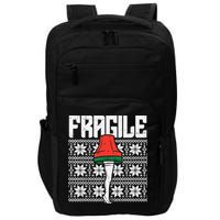 Fragile Leg Lamp Ugly Christmas Sweater Funny Xmas Impact Tech Backpack