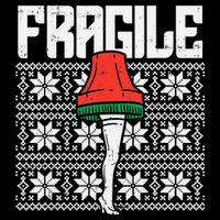 Fragile Leg Lamp Ugly Christmas Sweater Funny Xmas Drawstring Bag