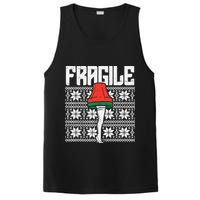 Fragile Leg Lamp Ugly Christmas Sweater Funny Xmas PosiCharge Competitor Tank