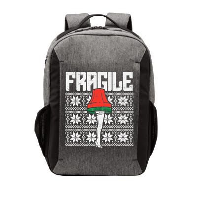 Fragile Leg Lamp Ugly Christmas Sweater Funny Xmas Vector Backpack