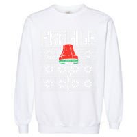 Fragile Leg Lamp Ugly Christmas Sweater Funny Xmas Garment-Dyed Sweatshirt