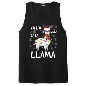 Fa La La Llama Funny Llama Christmas PosiCharge Competitor Tank