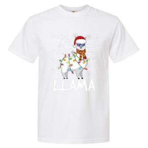 Fa La La Llama Funny Llama Christmas Garment-Dyed Heavyweight T-Shirt