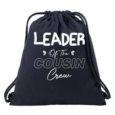 Funny Leader Leader Of The Cousin Crew Gift Drawstring Bag