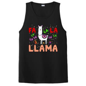 Fa La La Llama Funny Llama Christmas PosiCharge Competitor Tank