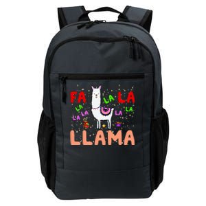 Fa La La Llama Funny Llama Christmas Daily Commute Backpack