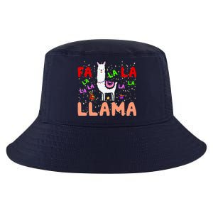 Fa La La Llama Funny Llama Christmas Cool Comfort Performance Bucket Hat