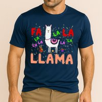 Fa La La Llama Funny Llama Christmas Cooling Performance Crew T-Shirt