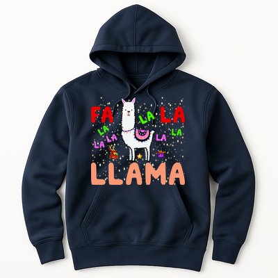 Fa La La Llama Funny Llama Christmas Hoodie