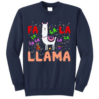 Fa La La Llama Funny Llama Christmas Sweatshirt