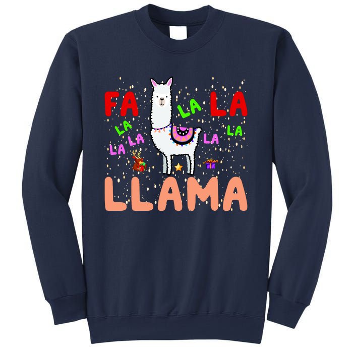 Fa La La Llama Funny Llama Christmas Sweatshirt