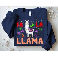 Fa La La Llama Funny Llama Christmas Sweatshirt