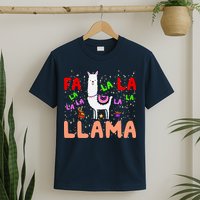 Fa La La Llama Funny Llama Christmas T-Shirt