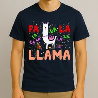 Fa La La Llama Funny Llama Christmas T-Shirt