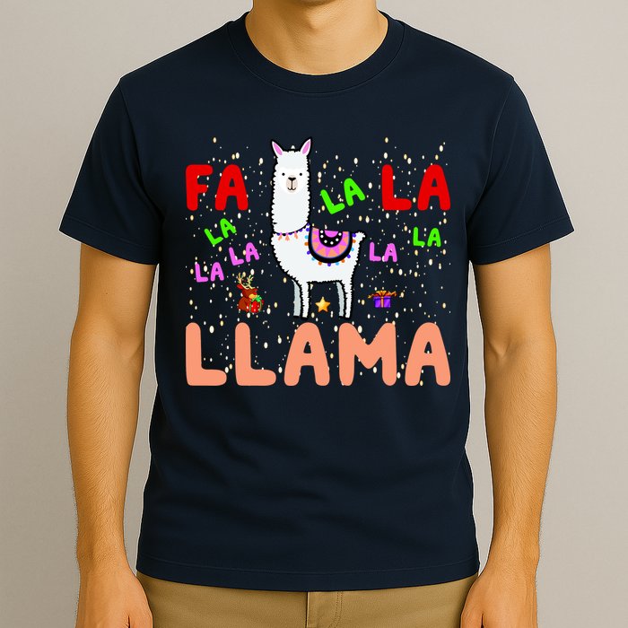 Fa La La Llama Funny Llama Christmas T-Shirt