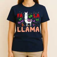 Fa La La Llama Funny Llama Christmas T-Shirt