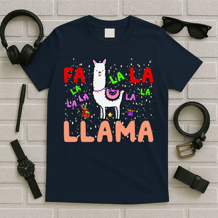 Fa La La Llama Funny Llama Christmas T-Shirt