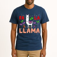 Fa La La Llama Funny Llama Christmas Tall T-Shirt