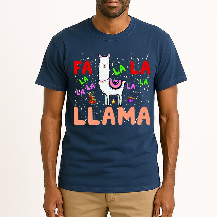 Fa La La Llama Funny Llama Christmas Tall T-Shirt