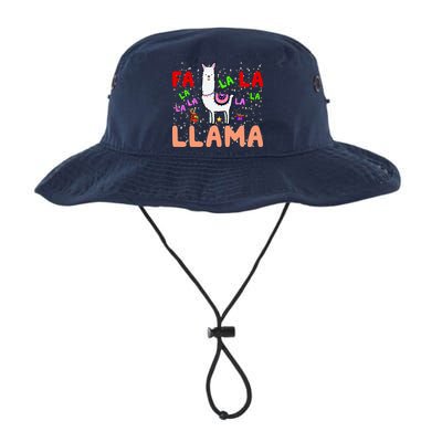 Fa La La Llama Funny Llama Christmas Bucket Hat