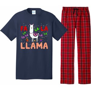 Fa La La Llama Funny Llama Christmas Pajama Set