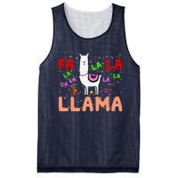 Fa La La Llama Funny Llama Christmas Mesh Reversible Basketball Jersey Tank