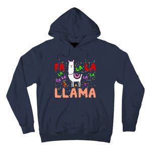 Fa La La Llama Funny Llama Christmas Tall Hoodie