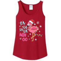 Fa La La La Mingo Funny Holiday Season Christmas Flamigo Ladies Essential Tank