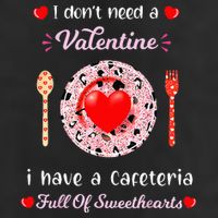 Funny Lunch Lady Valentines Day For Lunch Lady Cafeteria Cool Comfort Performance Bucket Hat
