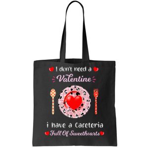 Funny Lunch Lady Valentines Day For Lunch Lady Cafeteria Tote Bag