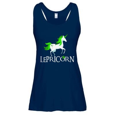 Funny Lepricorn Leprechaun Unicorn St. Patrick's Day Ladies Essential Flowy Tank