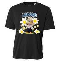 Funny Labubu Lover Cute Labubu Flowers Gift Cooling Performance Crew T-Shirt