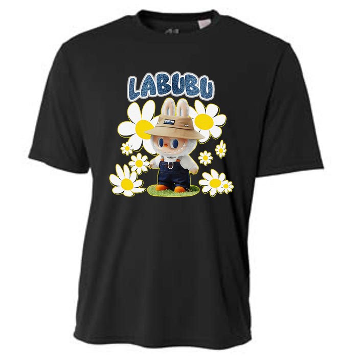 Funny Labubu Lover Cute Labubu Flowers Gift Cooling Performance Crew T-Shirt