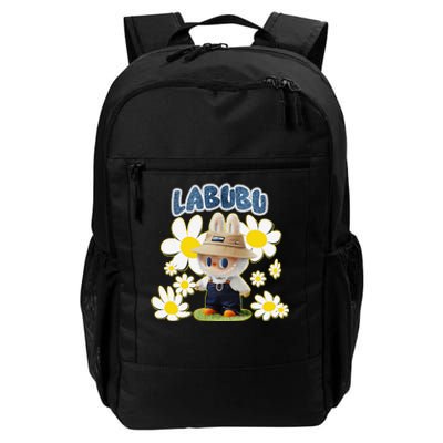 Funny Labubu Lover Cute Labubu Flowers Gift Daily Commute Backpack