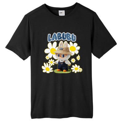 Funny Labubu Lover Cute Labubu Flowers Gift Tall Fusion ChromaSoft Performance T-Shirt