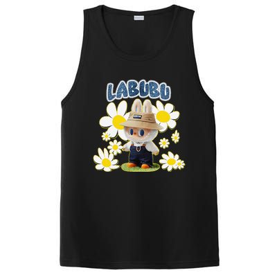 Funny Labubu Lover Cute Labubu Flowers Gift PosiCharge Competitor Tank