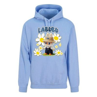 Funny Labubu Lover Cute Labubu Flowers Gift Unisex Surf Hoodie