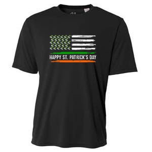 Flag Lepricorn Leprechaun Unicorn Gift Happy St Patricks Day Cooling Performance Crew T-Shirt