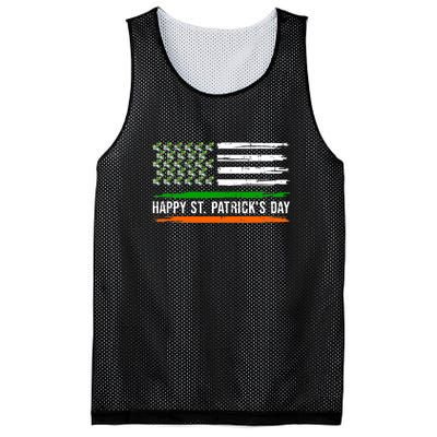 Flag Lepricorn Leprechaun Unicorn Gift Happy St Patricks Day Mesh Reversible Basketball Jersey Tank