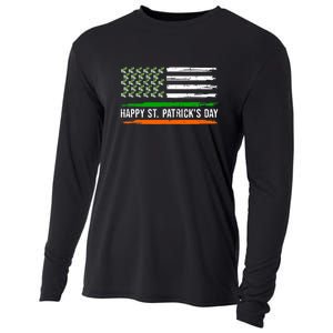 Flag Lepricorn Leprechaun Unicorn Gift Happy St Patricks Day Cooling Performance Long Sleeve Crew