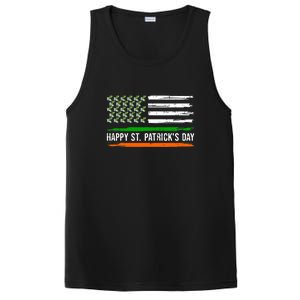 Flag Lepricorn Leprechaun Unicorn Gift Happy St Patricks Day PosiCharge Competitor Tank