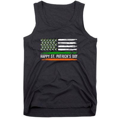 Flag Lepricorn Leprechaun Unicorn Gift Happy St Patricks Day Tank Top