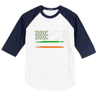 Flag Lepricorn Leprechaun Unicorn Gift Happy St Patricks Day Baseball Sleeve Shirt