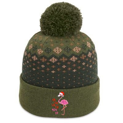 Fa La La Mingo Flamingo Christmas Tropical Xmas Tree Lights The Baniff Cuffed Pom Beanie