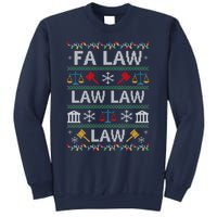 Fa Law Law Vintage Lawyer Ugly Christmas Sweater Sweatshirt