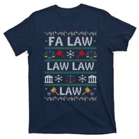 Fa Law Law Vintage Lawyer Ugly Christmas Sweater T-Shirt