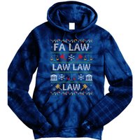 Fa Law Law Vintage Lawyer Ugly Christmas Sweater Tie Dye Hoodie