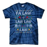 Fa Law Law Vintage Lawyer Ugly Christmas Sweater Tie-Dye T-Shirt